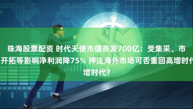 珠海股票配资 时代天使市值蒸发700亿：受集采、市场开拓等影响净利润降75% 押注海外市场可否重回高增时代？