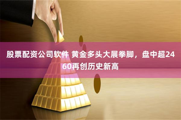 股票配资公司软件 黄金多头大展拳脚，盘中超2460再创历史新高